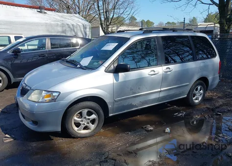 2002 Mazda Mpv Es/Lx z USA, uszkodzony, nr VIN JM3LW28AX20313510